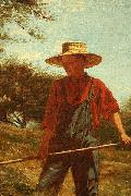 Winslow Homer Haymaking Sweden oil painting artist